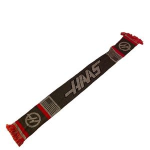 F1 HAAS Official Team Scarf Red and Black Unisex